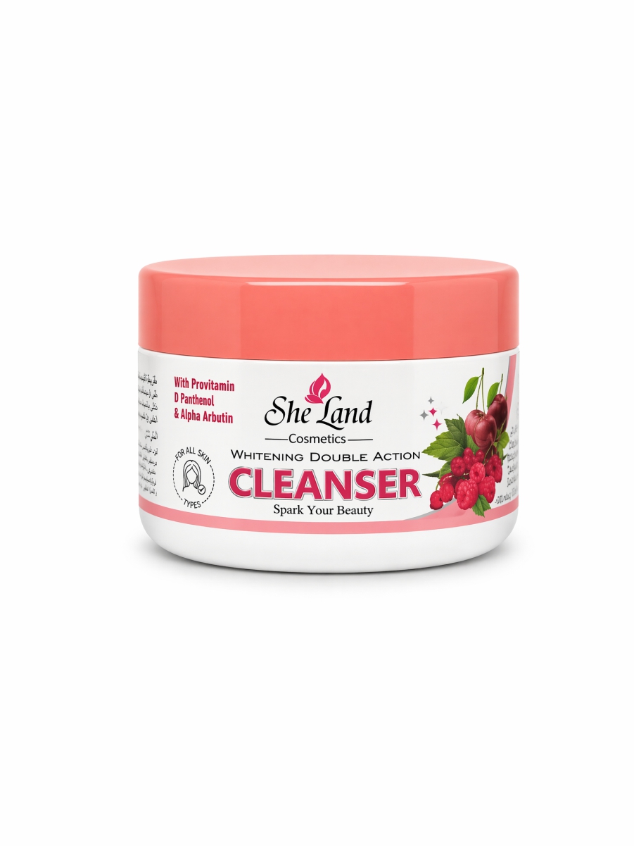 SheLand Whitening Double Action Cleanser 120g