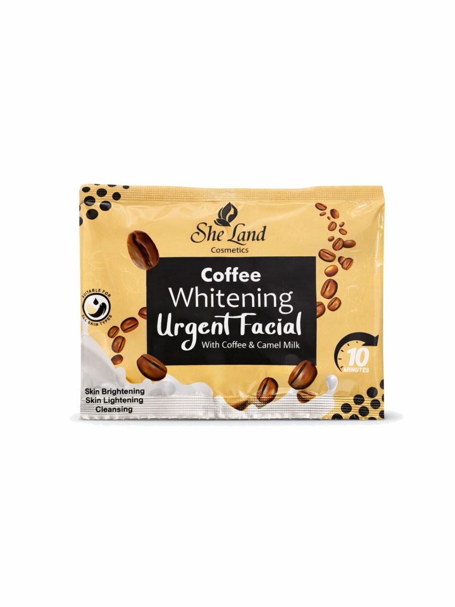 SheLand Coffee Urgent Facial Box (24 Sachets)