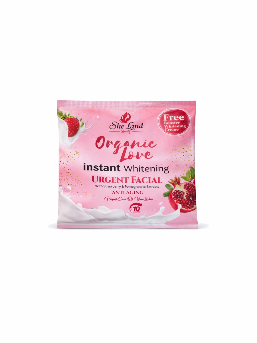 SheLand Organic Love Urgent Facial Box(24 sachets)