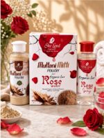 She Land Multani Mitti Powder with Organic Rose Water (Kit) 120grm/120ml - Image 2