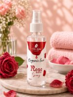 SheLand Organic Rose Water Spray Bottle 120ml - Image 2