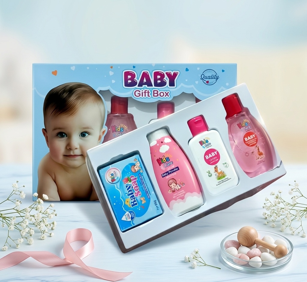 small box SheLand Baby Gift Set Small – 4 Pcs - Image 1